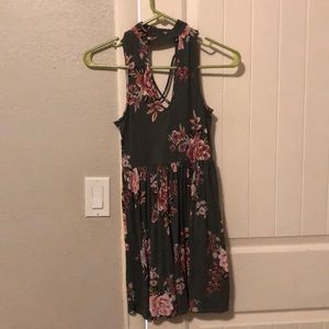 Green Flower dress